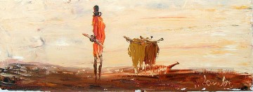 150の主題の芸術作品 Painting - ンダンボ 249 アフリカン